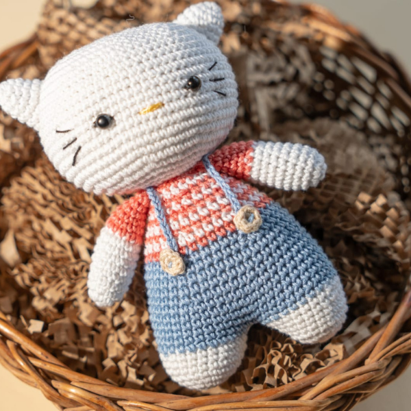 Crochet Cat Plush - Toy
