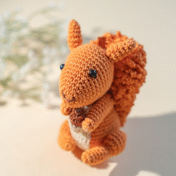 Squirrel Crochet Toy