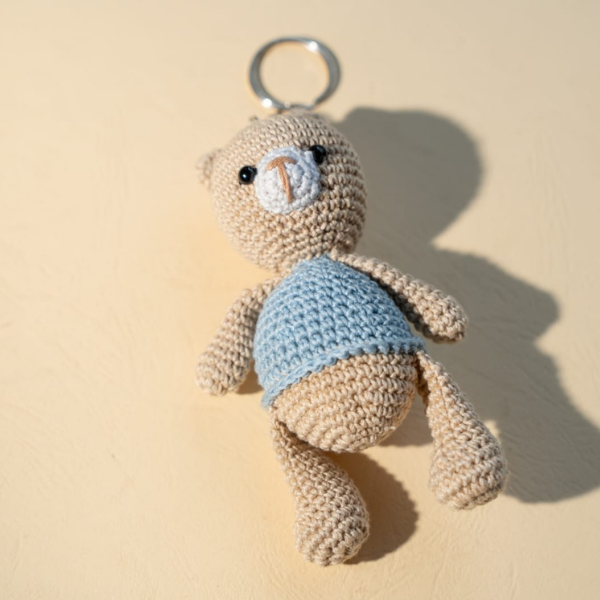 Crochet Bear Keychain