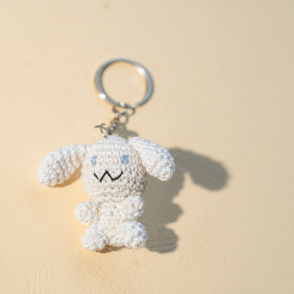 Crochet Bunny Keychain