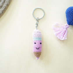 Crochet Pencil Keychain - Image 2