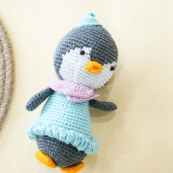 Crochet Penguin Figurine - Image 2