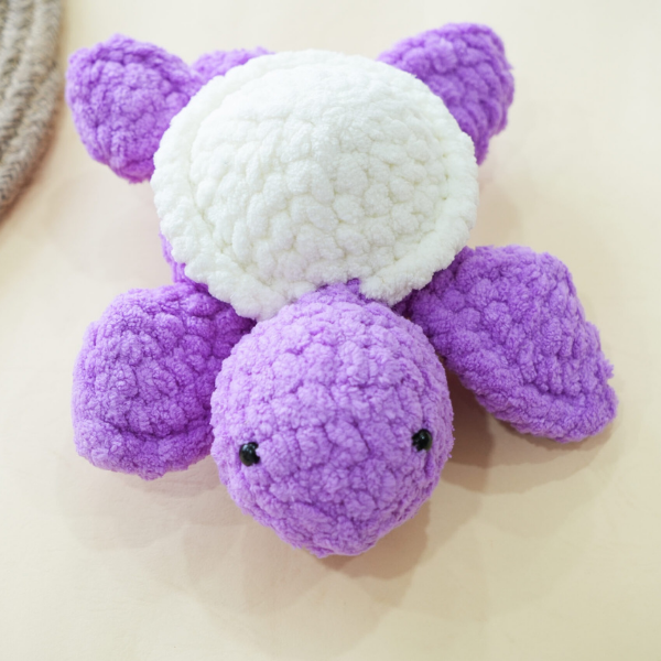 Crochet Turtle Figurine