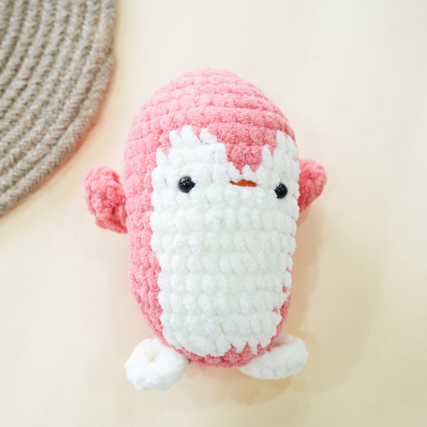 Crochet Penguin Figurine
