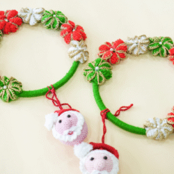 Crochet Christmas Tree & Santa Decoration - Image 2