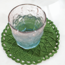 Crochet Tea Coffee Coaster Set of 6 - Image 4
