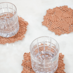 Crochet Tea Coffee Coaster Set of 6 - Image 9