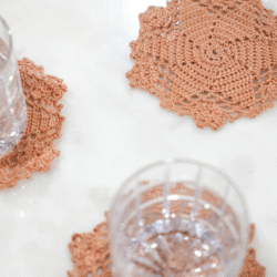 Crochet Tea Coffee Coaster Set of 6 - Image 11