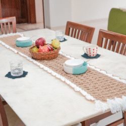 Crochet Tea Coffee Coaster Set of 6 - Image 17