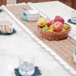Crochet Tea Coffee Coaster Set of 6 - Image 19