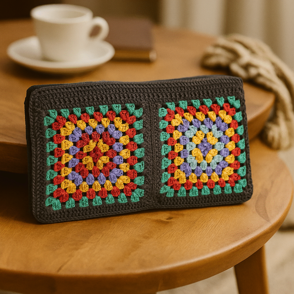 Crochet Granny Square Handcase