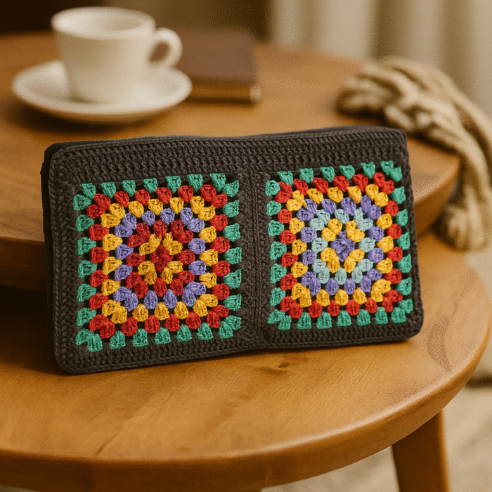 Crochet Granny Square Handcase