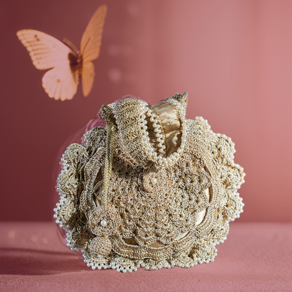 Royal Blossom Crochet Batwa