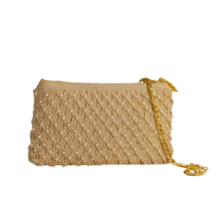 Pearl Drops Crochet Clutch - Image 2