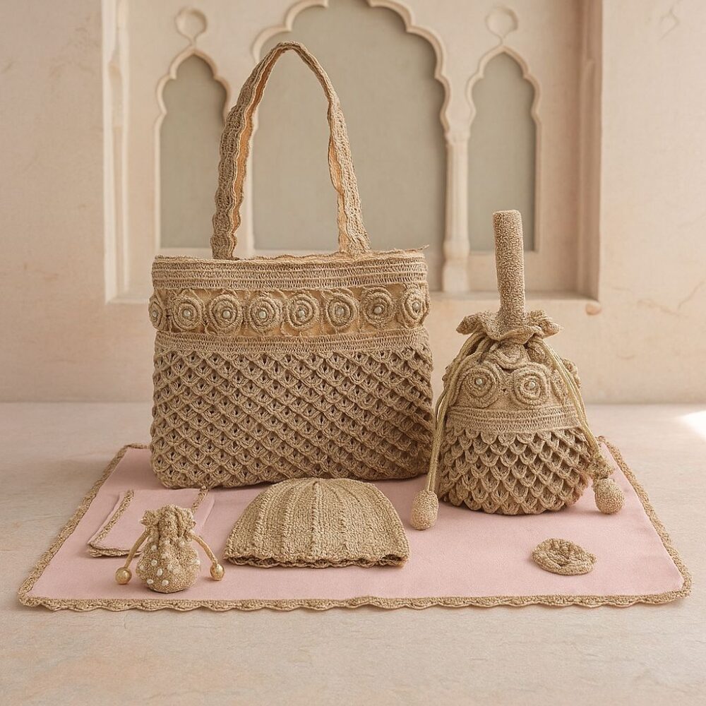 Rosette Harmony Jain Samayik Crochet Set
