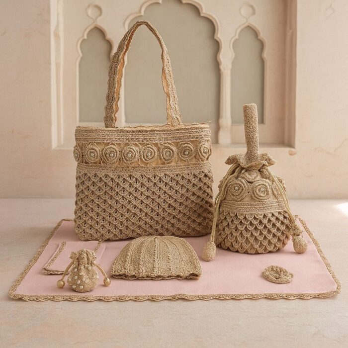 Rosette Harmony Jain Samayik Crochet Set