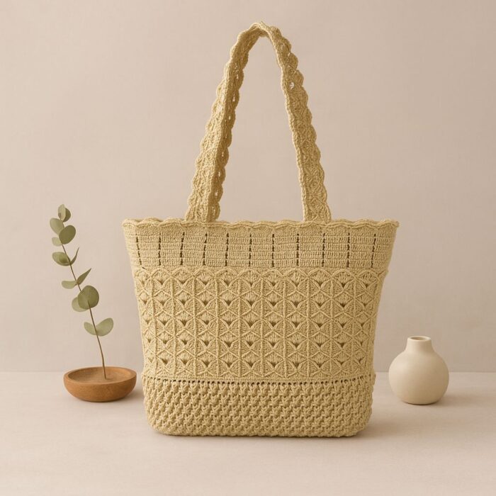 Sand Dune Crochet Handbag