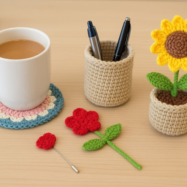 Handcrafted Workspace Bloom Hamper